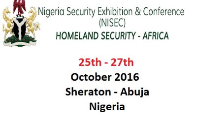Nigeria Security Exhibition and Conference (NISEC) 2016