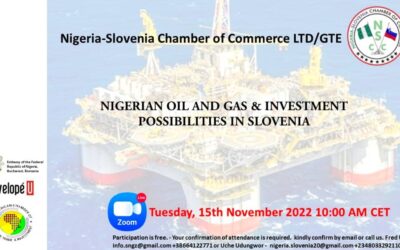 BUSINESS EVENT –  NIGERIAN OIL AND GAS SECTOR & INVESTMENT POSSIBILITIES IN SLOVENIA.